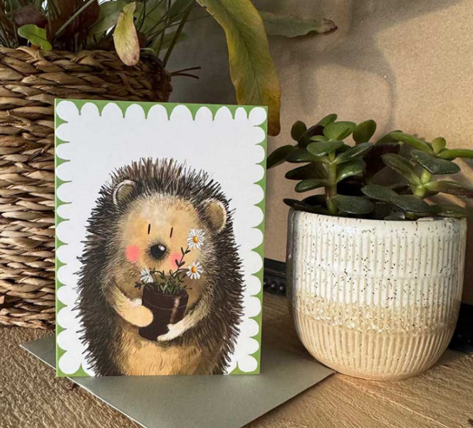 Herbert Hedgehog Card